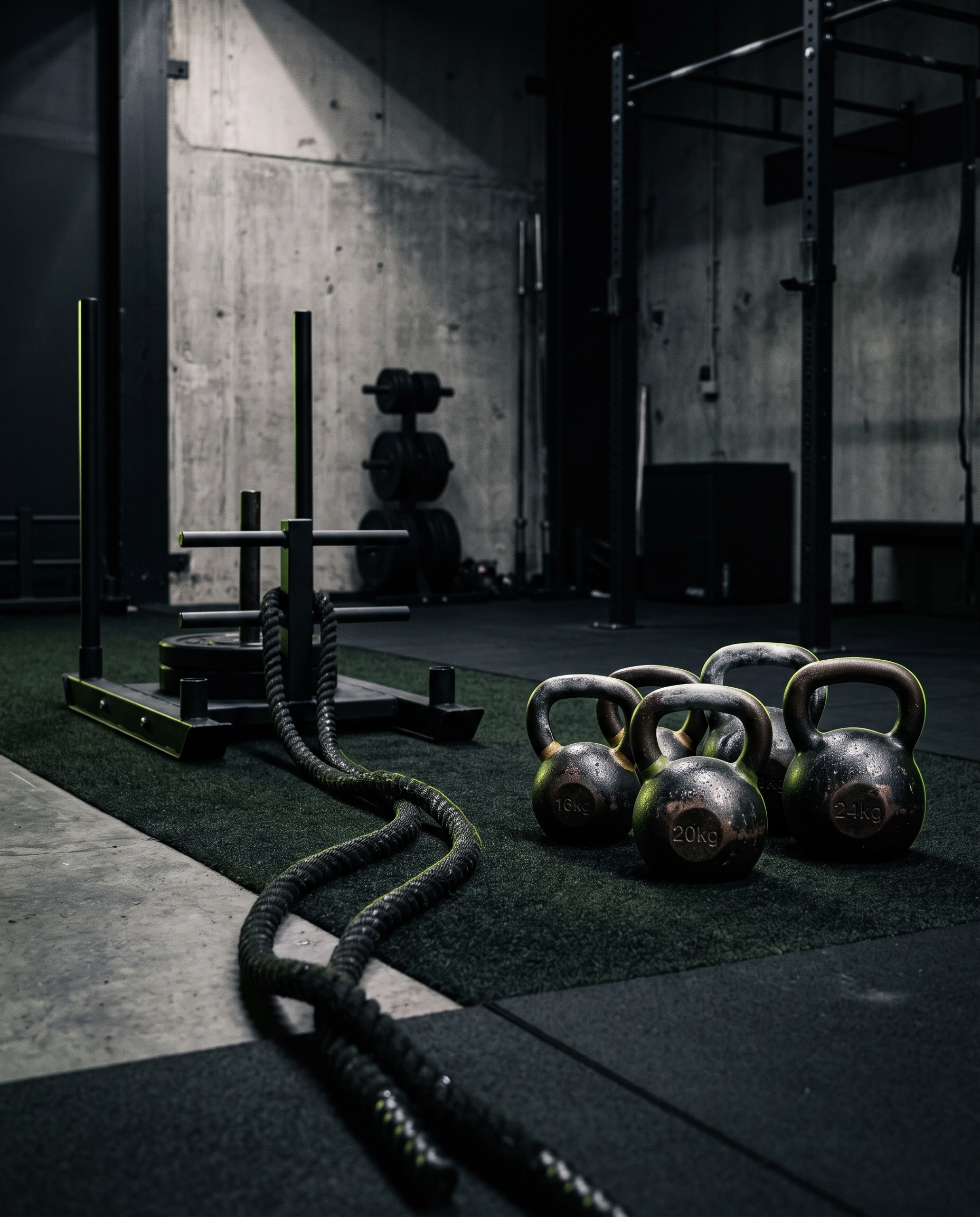 Functional fitness turf zone